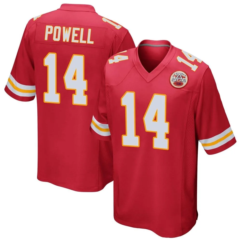 Men's Kansas City Chiefs Cornell Powell Nike Team Color Game Red Jersey