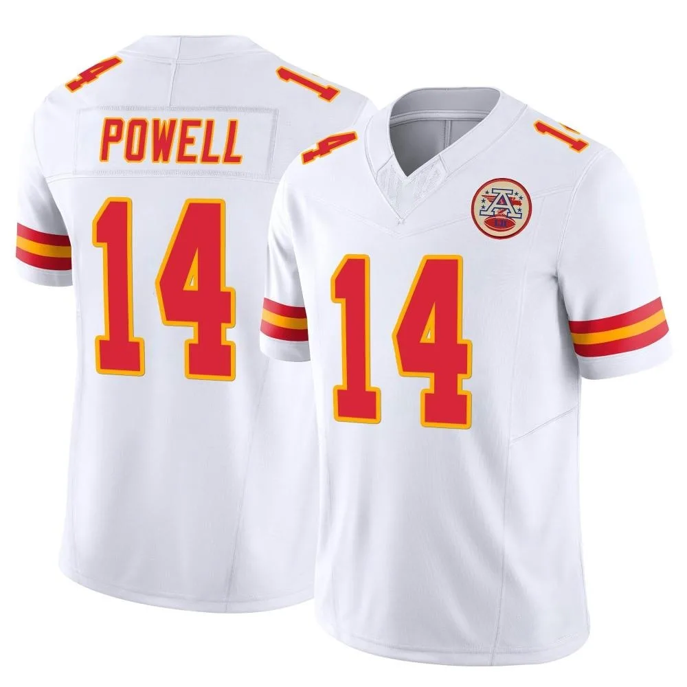 Men's Kansas City Chiefs Cornell Powell Nike Vapor F.U.S.E. Limited White Jersey Men's Kansas City Chiefs Cornell Powell Nike Vapor F.U.S.E. Limited White Jersey