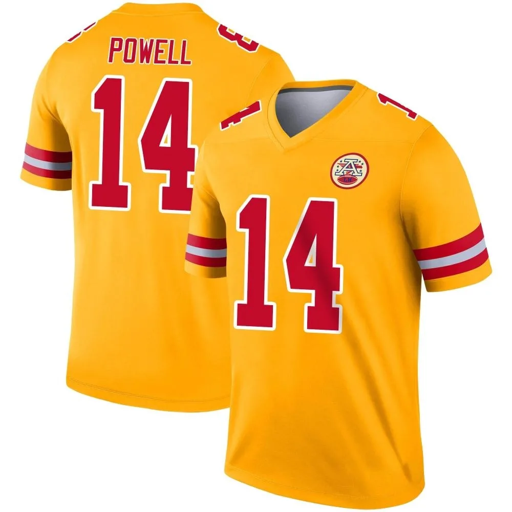 Youth Kansas City Chiefs Cornell Powell Nike Inverted Legend Gold Jersey Youth Kansas City Chiefs Cornell Powell Nike Inverted Legend Gold Jersey