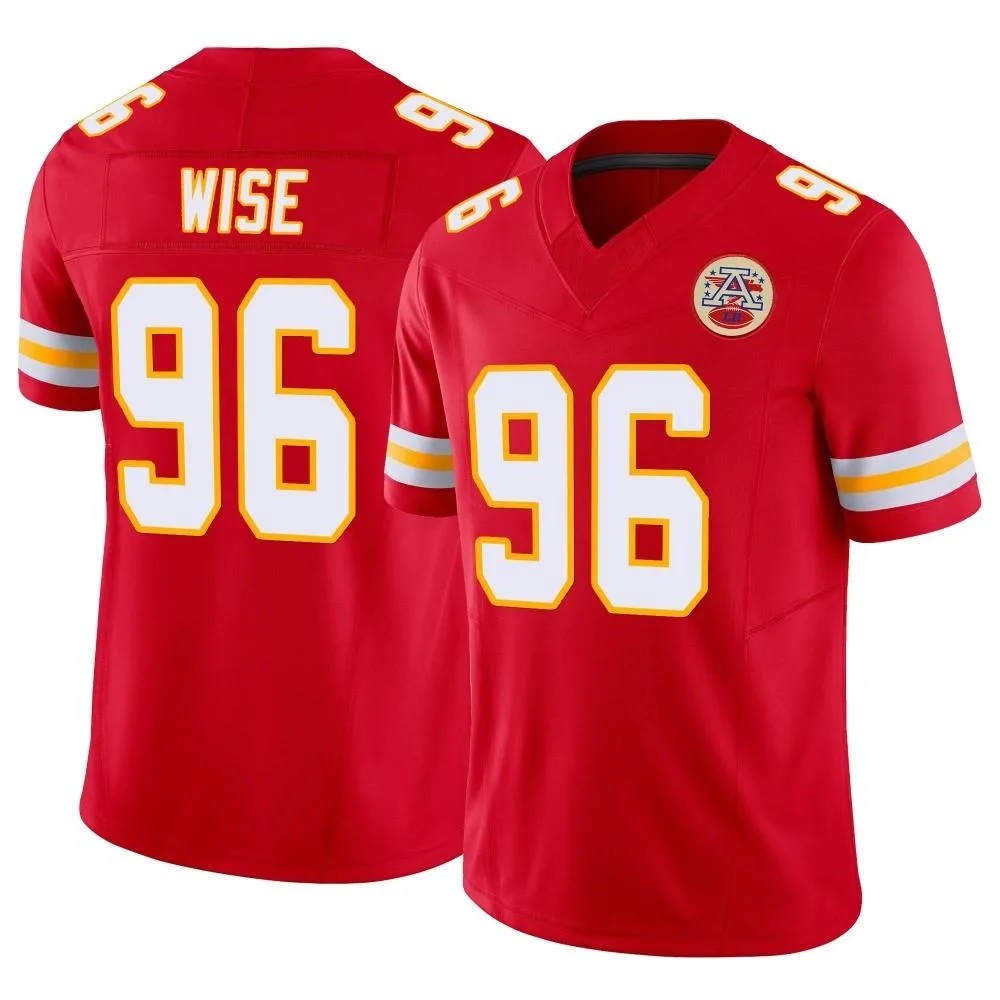 Men's Kansas City Chiefs Daniel Wise Nike Vapor F.U.S.E. Limited Red Jersey Men's Kansas City Chiefs Daniel Wise Nike Vapor F.U.S.E. Limited Red Jersey