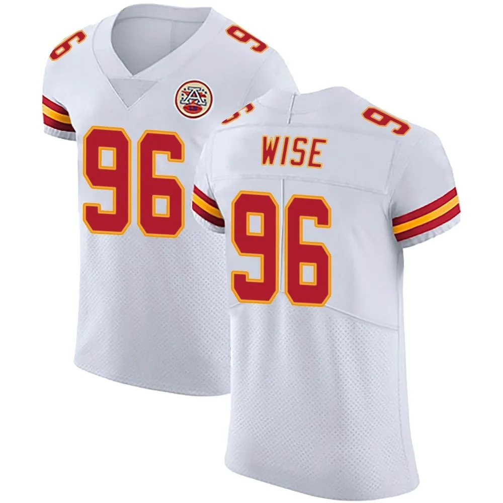 Men's Kansas City Chiefs Daniel Wise Nike Vapor Untouchable Elite White Jersey Men's Kansas City Chiefs Daniel Wise Nike Vapor Untouchable Elite White Jersey