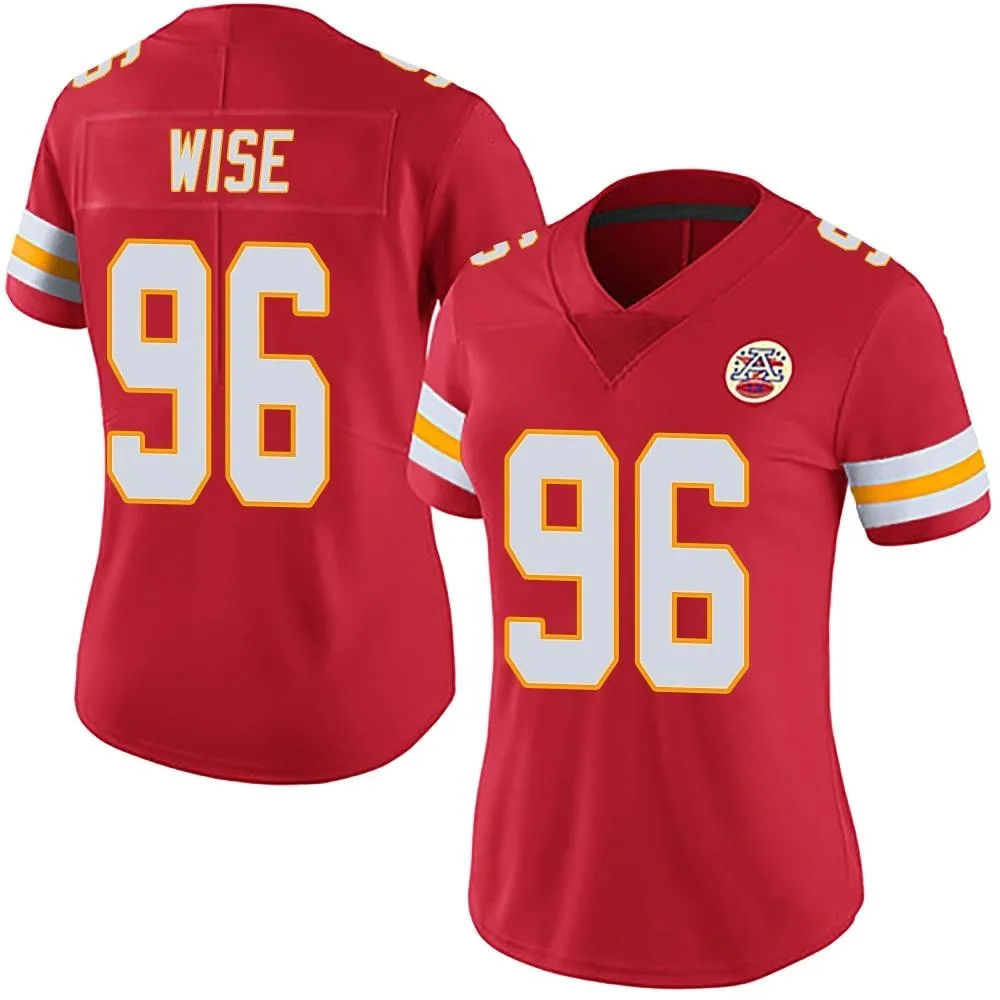 Women's Kansas City Chiefs Daniel Wise Nike Team Color Vapor Untouchable Limited Red Jersey Women's Kansas City Chiefs Daniel Wise Nike Team Color Vapor Untouchable Limited Red Jersey