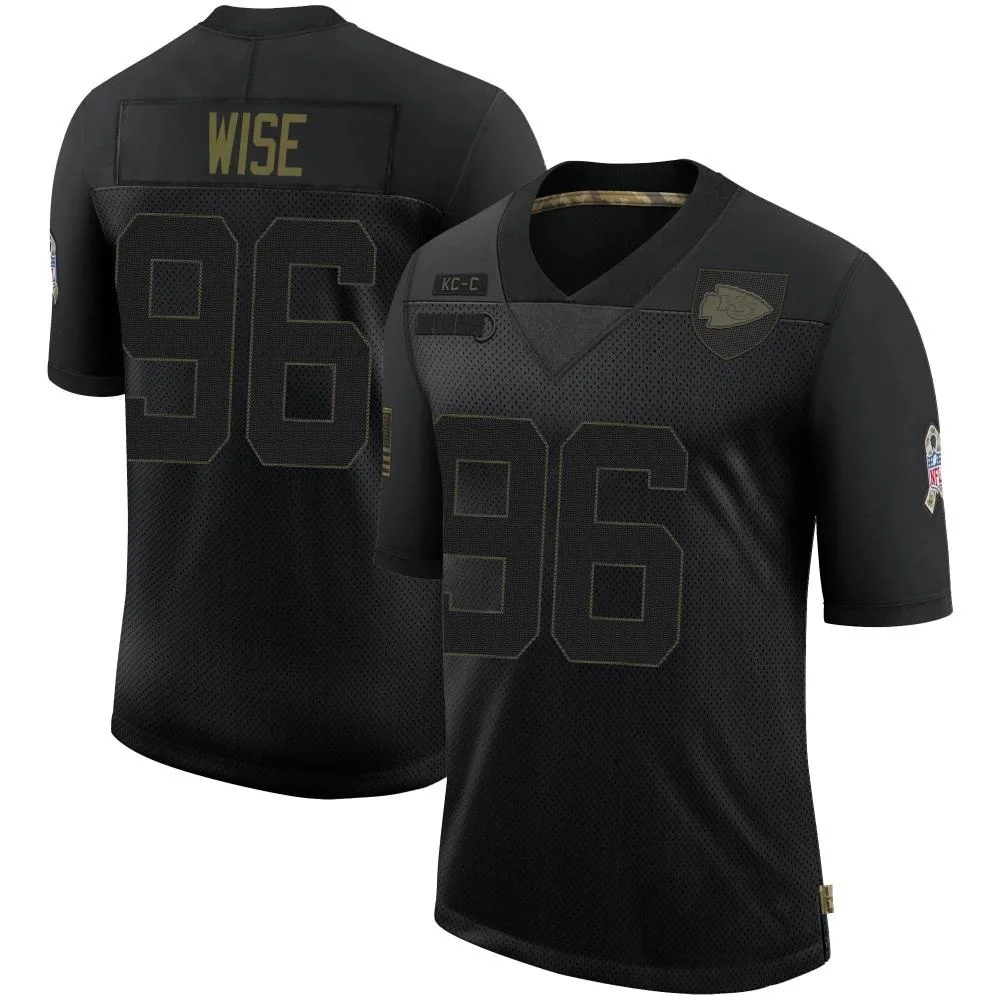 Youth Kansas City Chiefs Daniel Wise Nike 2020 Salute To Service Limited Black Jersey Youth Kansas City Chiefs Daniel Wise Nike 2020 Salute To Service Limited Black Jersey