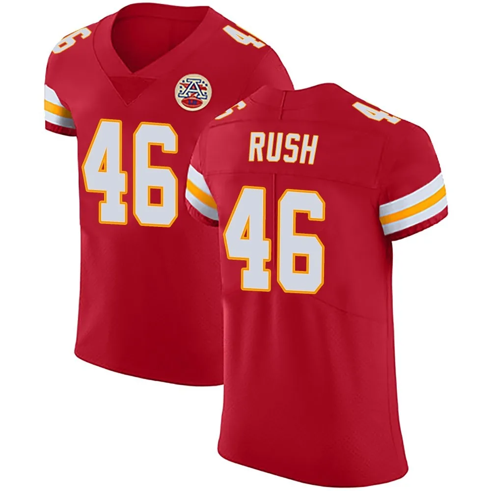 Men's Kansas City Chiefs Darius Rush Nike Team Color Vapor Untouchable Elite Red Jersey Men's Kansas City Chiefs Darius Rush Nike Team Color Vapor Untouchable Elite Red Jersey