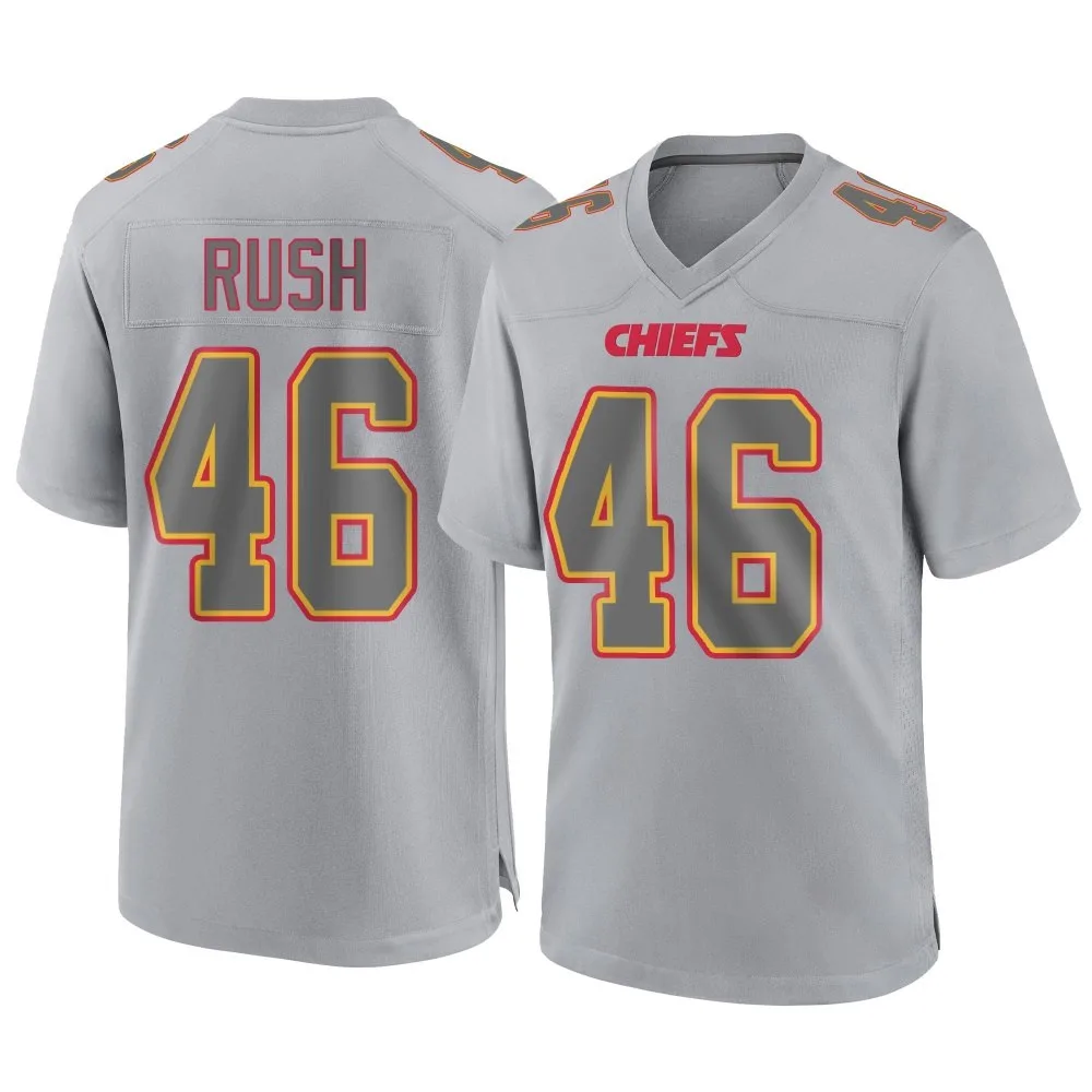 Youth Kansas City Chiefs Darius Rush Nike Atmosphere Fashion Game Gray Jersey Youth Kansas City Chiefs Darius Rush Nike Atmosphere Fashion Game Gray Jersey