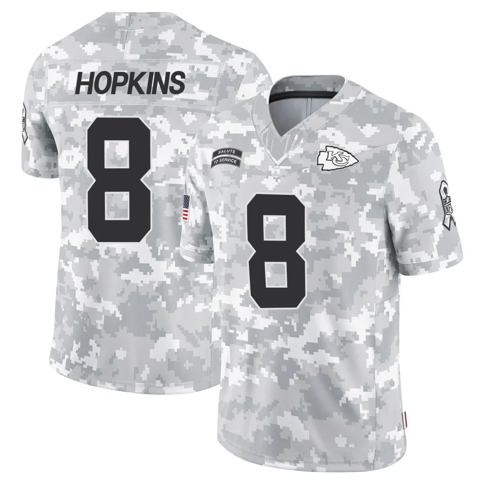 Youth Kansas City Chiefs Deandre Hopkins Nike 2024 Salute to Service Limited Arctic Camo Jersey Youth Kansas City Chiefs Deandre Hopkins Nike 2024 Salute to Service Limited Arctic Camo Jersey