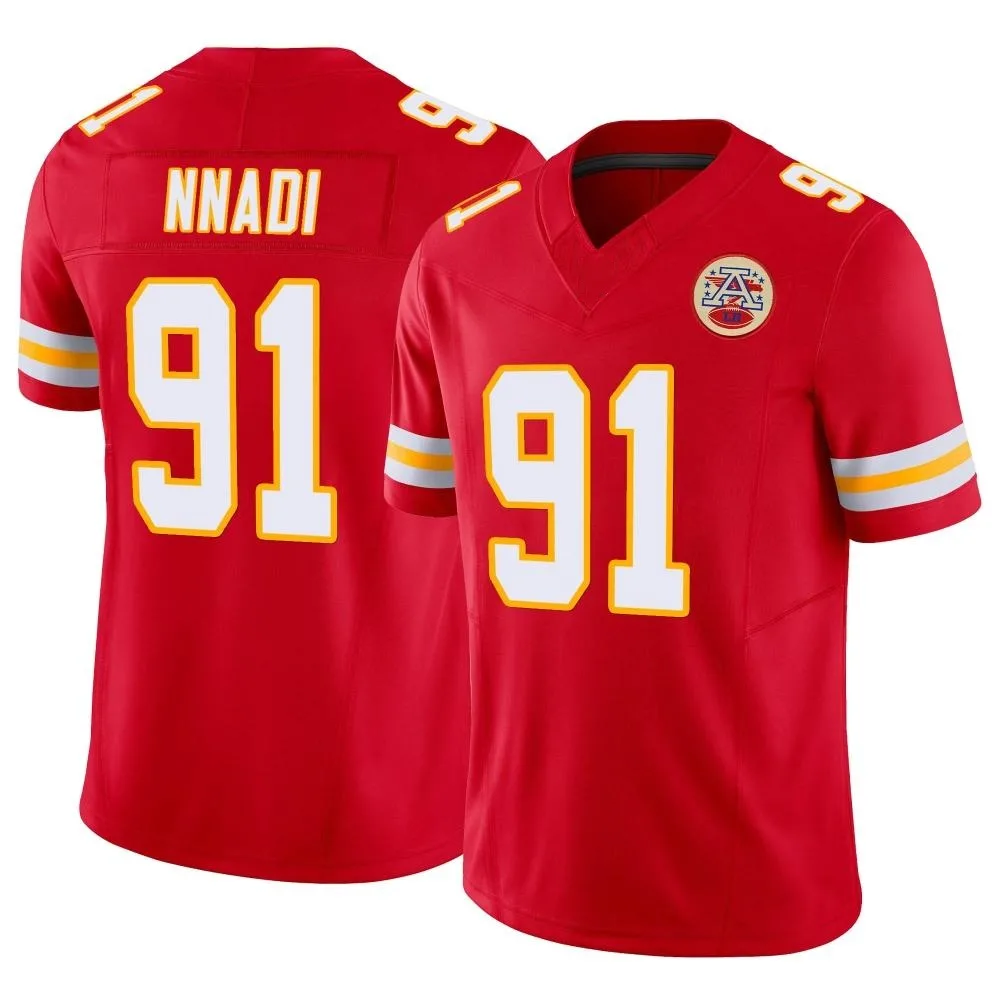 Youth Kansas City Chiefs Derrick Nnadi Nike Vapor F.U.S.E. Limited Red Jersey Youth Kansas City Chiefs Derrick Nnadi Nike Vapor F.U.S.E. Limited Red Jersey