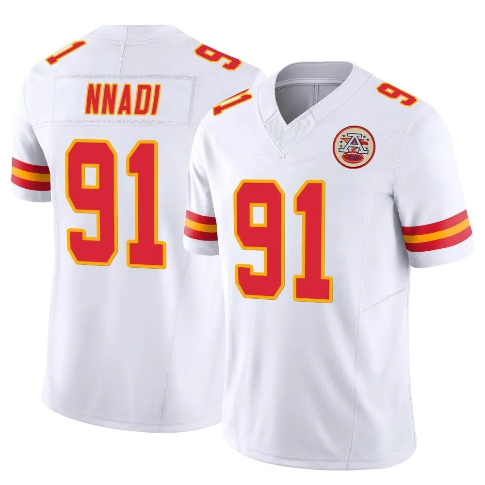 Youth Kansas City Chiefs Derrick Nnadi Nike Vapor F.U.S.E. Limited White Jersey Youth Kansas City Chiefs Derrick Nnadi Nike Vapor F.U.S.E. Limited White Jersey