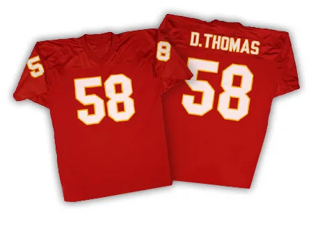 Men's Kansas City Chiefs Derrick Thomas Mitchell and Ness Mitchell And Ness Throwback Authentic Red Jersey Men's Kansas City Chiefs Derrick Thomas Mitchell and Ness Mitchell And Ness Throwback Authentic Red Jersey