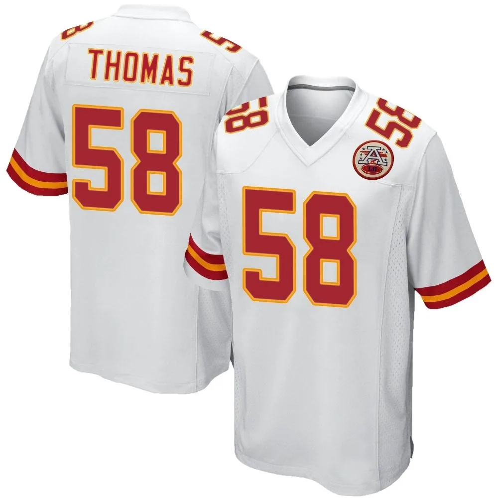 Men's Kansas City Chiefs Derrick Thomas Nike Game White Jersey Men's Kansas City Chiefs Derrick Thomas Nike Game White Jersey