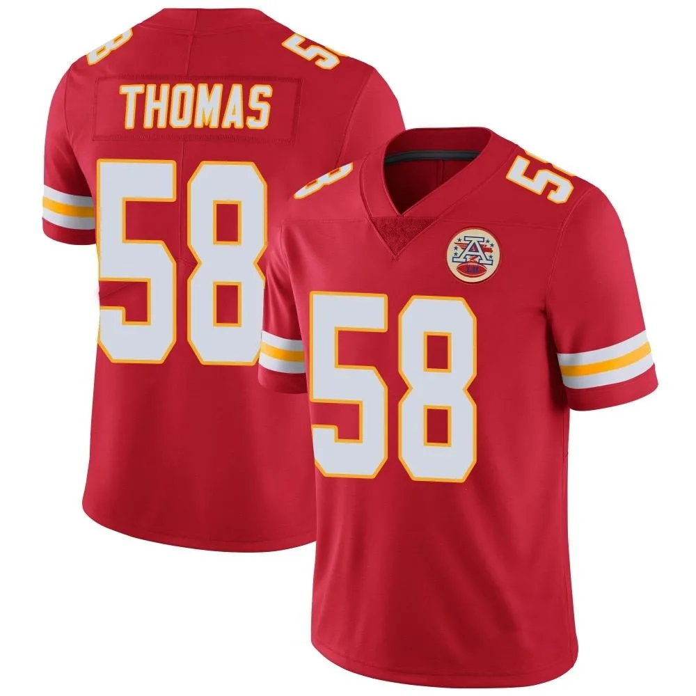 Men's Kansas City Chiefs Derrick Thomas Nike Team Color Vapor Untouchable Limited Red Jersey Men's Kansas City Chiefs Derrick Thomas Nike Team Color Vapor Untouchable Limited Red Jersey