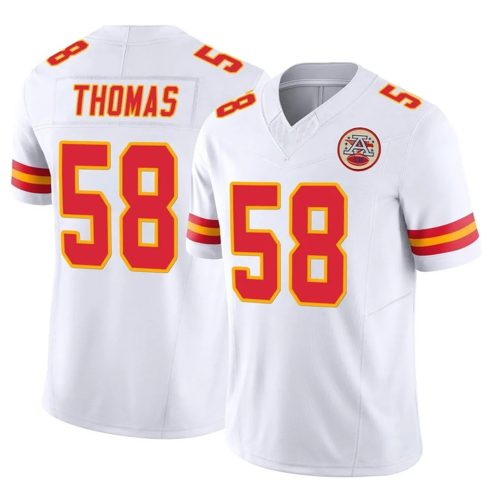 Men's Kansas City Chiefs Derrick Thomas Nike Vapor F.U.S.E. Limited White Jersey Men's Kansas City Chiefs Derrick Thomas Nike Vapor F.U.S.E. Limited White Jersey