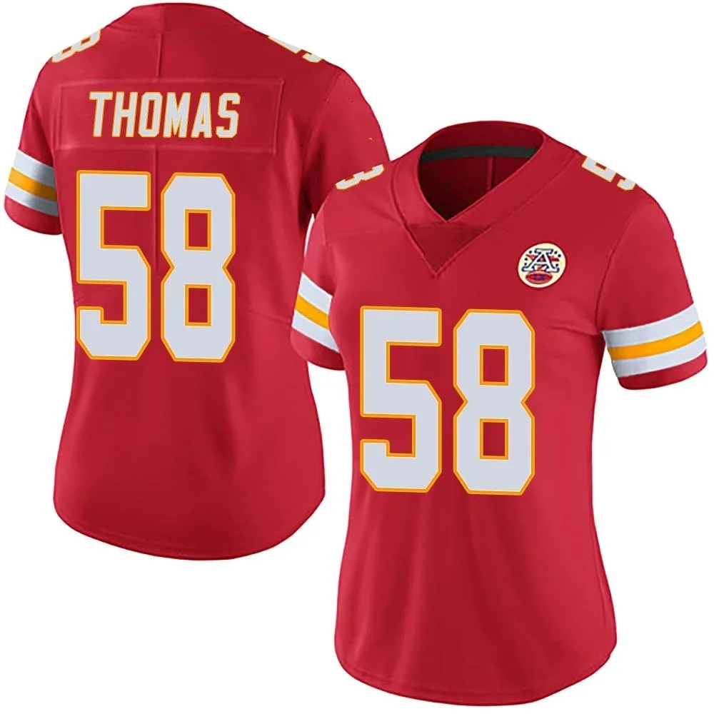 Women's Kansas City Chiefs Derrick Thomas Nike Team Color Vapor Untouchable Limited Red Jersey Women's Kansas City Chiefs Derrick Thomas Nike Team Color Vapor Untouchable Limited Red Jersey