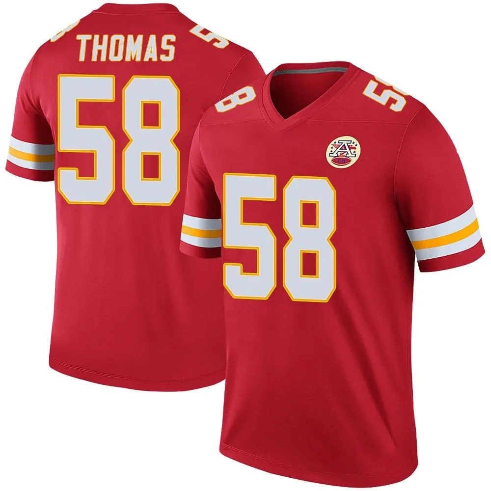 Youth Kansas City Chiefs Derrick Thomas Nike Color Rush Legend Red Jersey Youth Kansas City Chiefs Derrick Thomas Nike Color Rush Legend Red Jersey