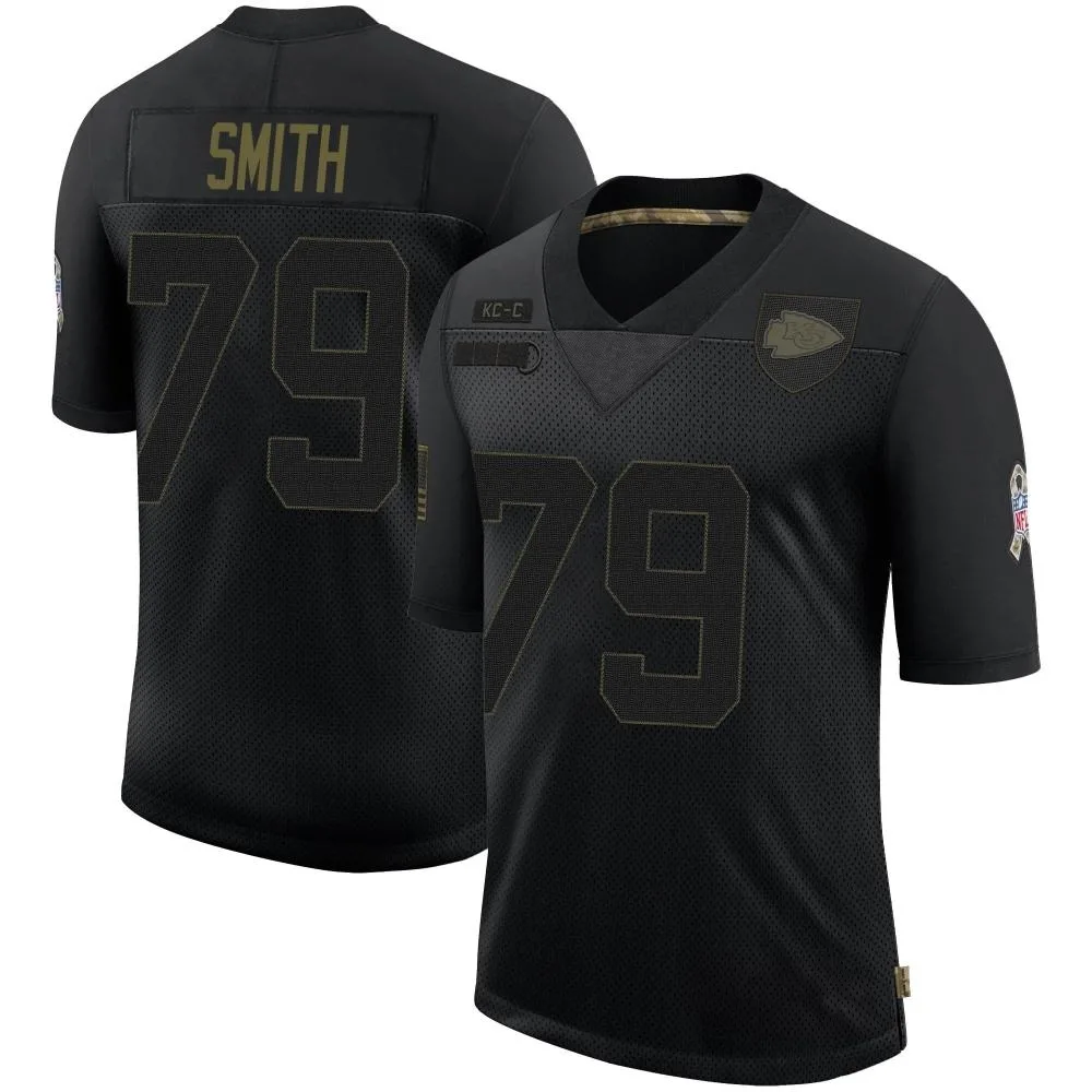 Men's Kansas City Chiefs Donovan Smith Nike 2020 Salute To Service Limited Black Jersey Men's Kansas City Chiefs Donovan Smith Nike 2020 Salute To Service Limited Black Jersey
