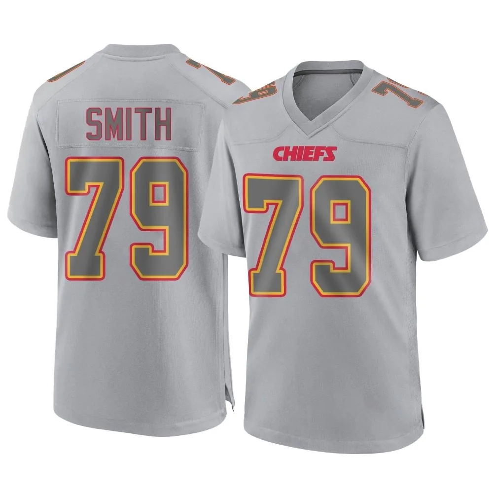 Men's Kansas City Chiefs Donovan Smith Nike Atmosphere Fashion Game Gray Jersey Men's Kansas City Chiefs Donovan Smith Nike Atmosphere Fashion Game Gray Jersey