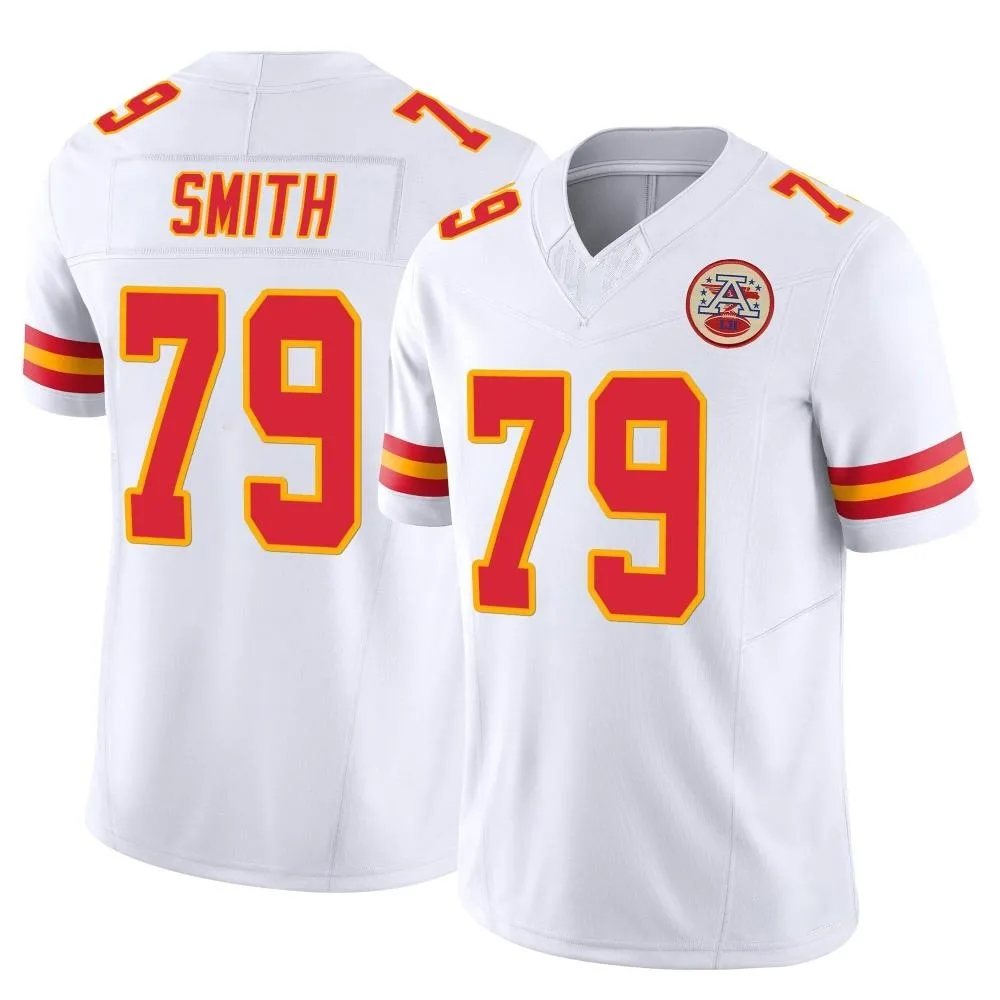Men's Kansas City Chiefs Donovan Smith Nike Vapor F.U.S.E. Limited White Jersey Men's Kansas City Chiefs Donovan Smith Nike Vapor F.U.S.E. Limited White Jersey