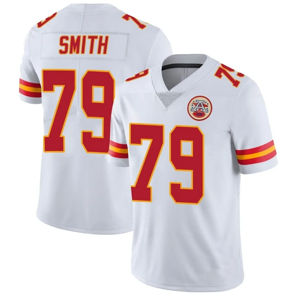 Men's Kansas City Chiefs Donovan Smith Nike Vapor Untouchable Limited White Jersey Men's Kansas City Chiefs Donovan Smith Nike Vapor Untouchable Limited White Jersey
