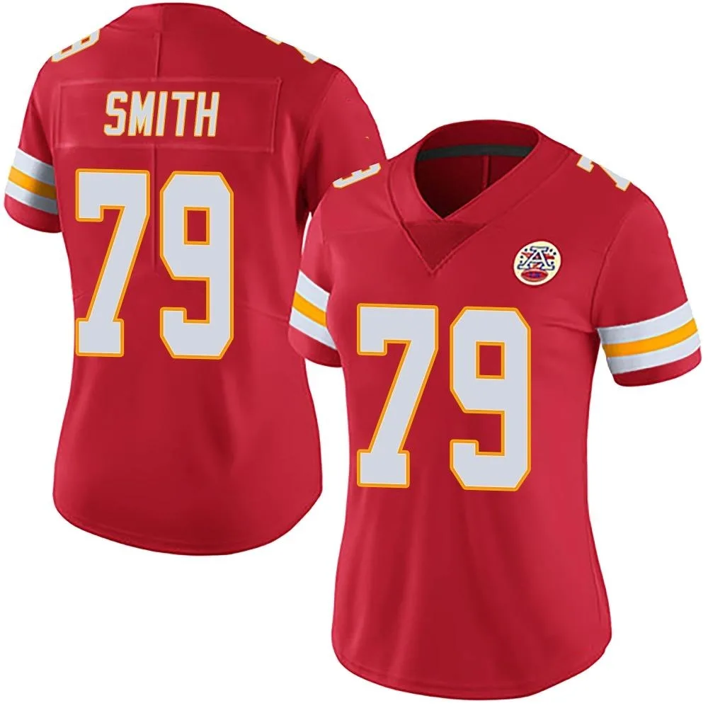 Women's Kansas City Chiefs Donovan Smith Nike Team Color Vapor Untouchable Limited Red Jersey Women's Kansas City Chiefs Donovan Smith Nike Team Color Vapor Untouchable Limited Red Jersey