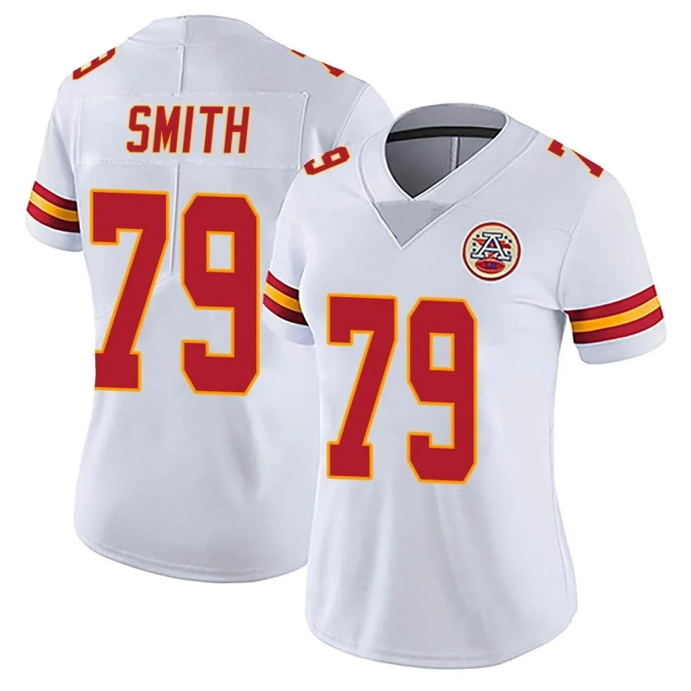 Women's Kansas City Chiefs Donovan Smith Nike Vapor Untouchable Limited White Jersey Women's Kansas City Chiefs Donovan Smith Nike Vapor Untouchable Limited White Jersey