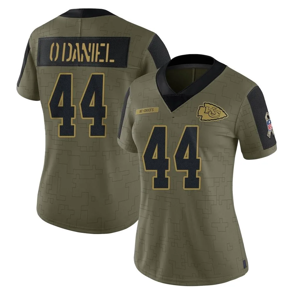 Women's Kansas City Chiefs Dorian O'daniel Nike 2021 Salute To Service Limited Olive Jersey Women's Kansas City Chiefs Dorian O'daniel Nike 2021 Salute To Service Limited Olive Jersey