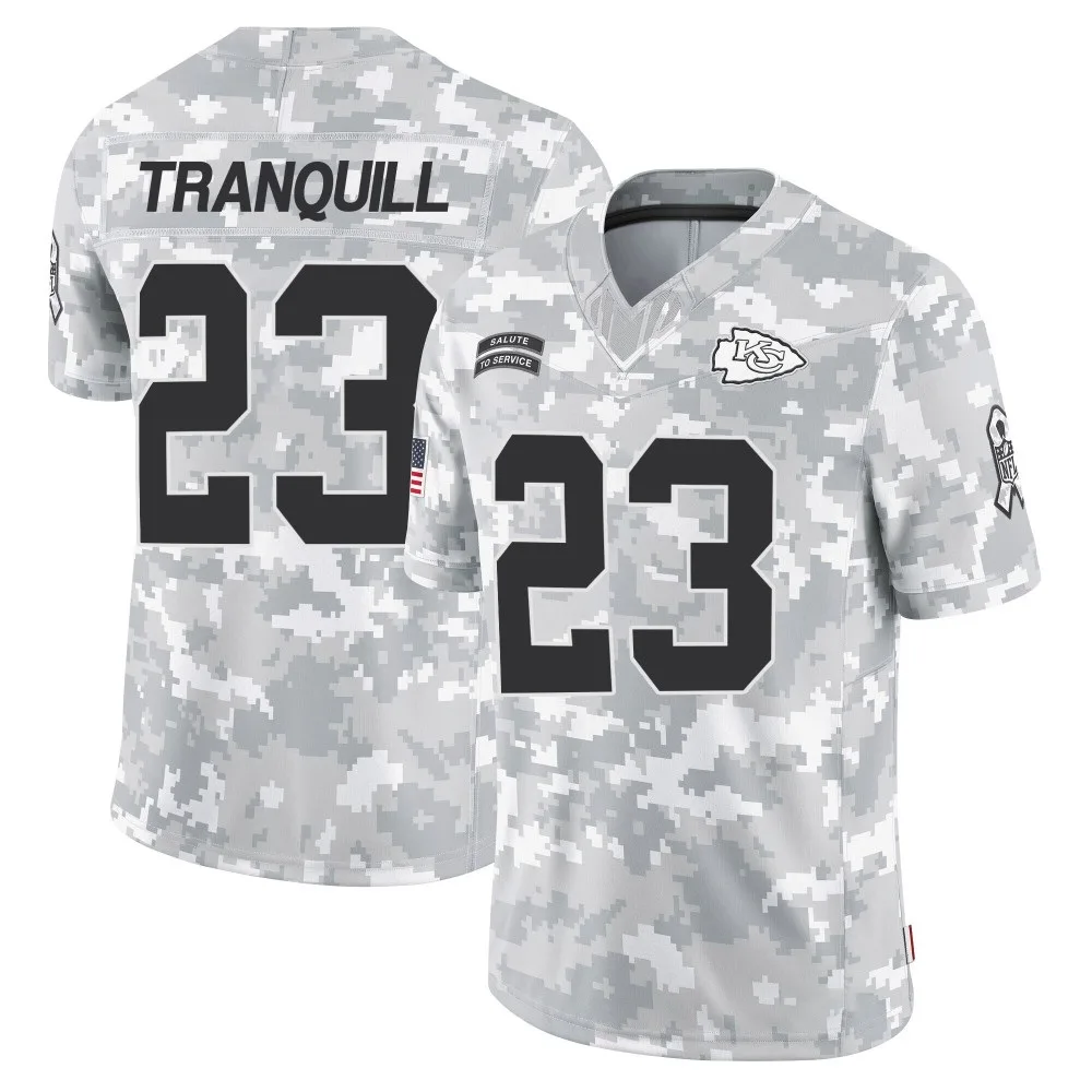 Youth Kansas City Chiefs Drue Tranquill Nike 2024 Salute to Service Limited Arctic Camo Jersey Youth Kansas City Chiefs Drue Tranquill Nike 2024 Salute to Service Limited Arctic Camo Jersey