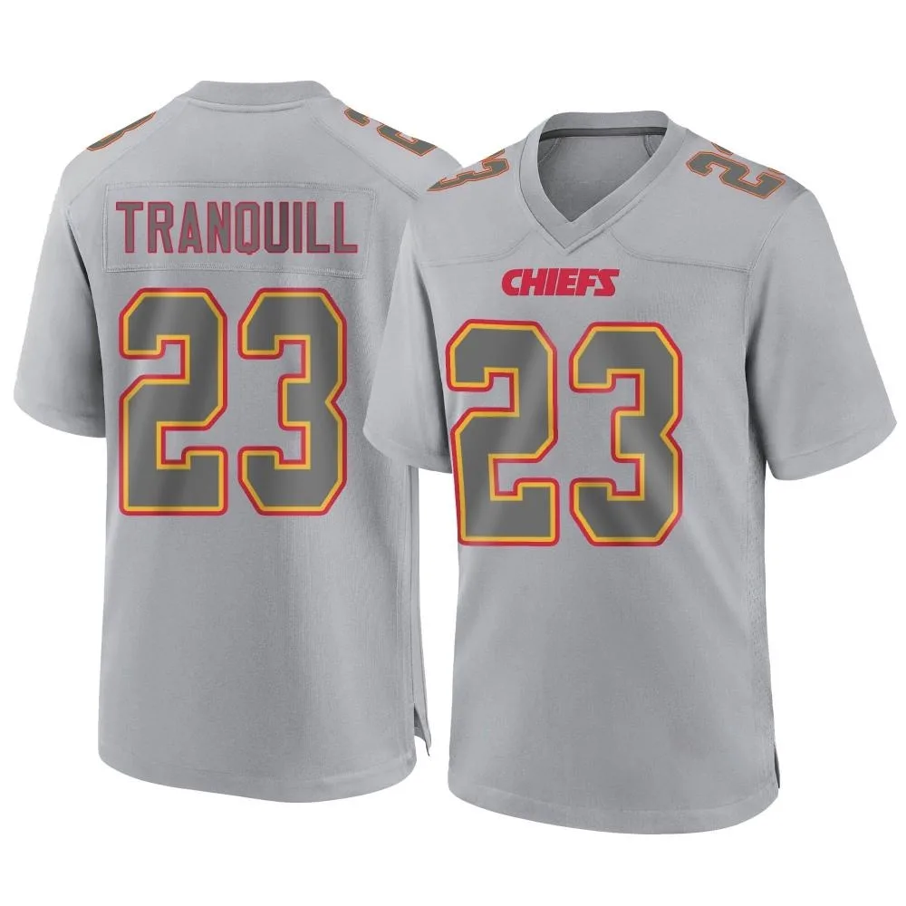 Youth Kansas City Chiefs Drue Tranquill Nike Atmosphere Fashion Game Gray Jersey Youth Kansas City Chiefs Drue Tranquill Nike Atmosphere Fashion Game Gray Jersey