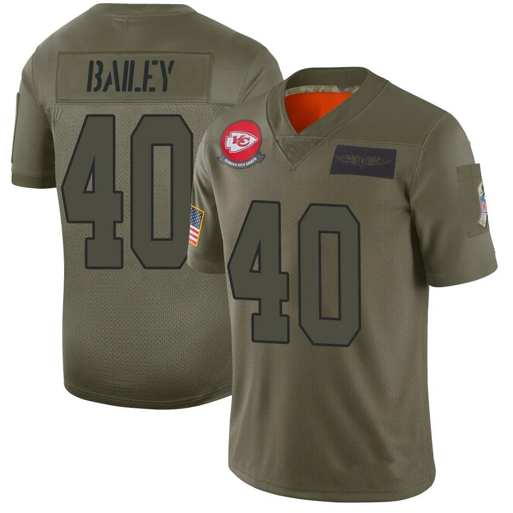 Men's Kansas City Chiefs Emani Bailey Nike 2019 Salute to Service Limited Camo Jersey Men's Kansas City Chiefs Emani Bailey Nike 2019 Salute to Service Limited Camo Jersey