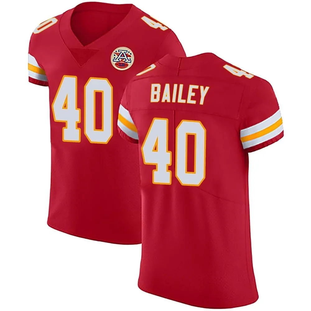Men's Kansas City Chiefs Emani Bailey Nike Team Color Vapor Untouchable Elite Red Jersey Men's Kansas City Chiefs Emani Bailey Nike Team Color Vapor Untouchable Elite Red Jersey