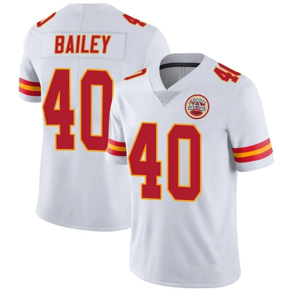 Youth Kansas City Chiefs Emani Bailey Nike Vapor Untouchable Limited White Jersey Youth Kansas City Chiefs Emani Bailey Nike Vapor Untouchable Limited White Jersey