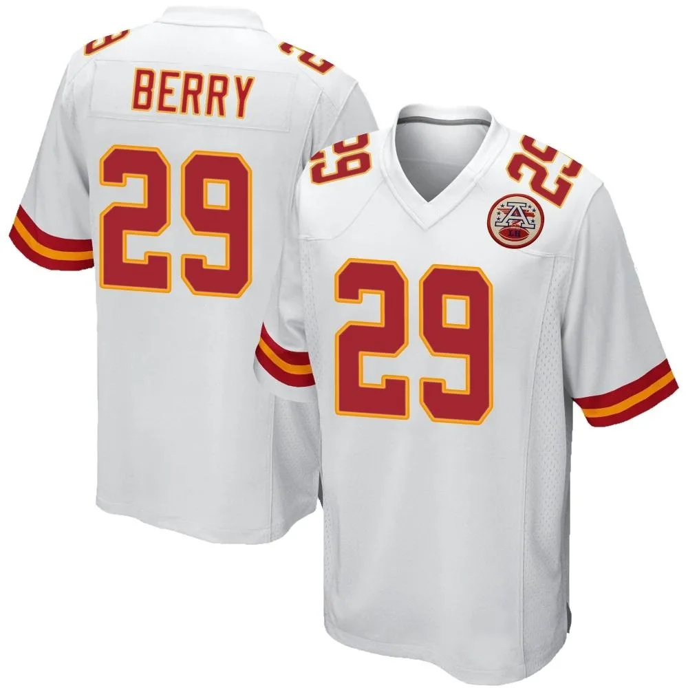 Men's Kansas City Chiefs Eric Berry Nike Game White Jersey Men's Kansas City Chiefs Eric Berry Nike Game White Jersey