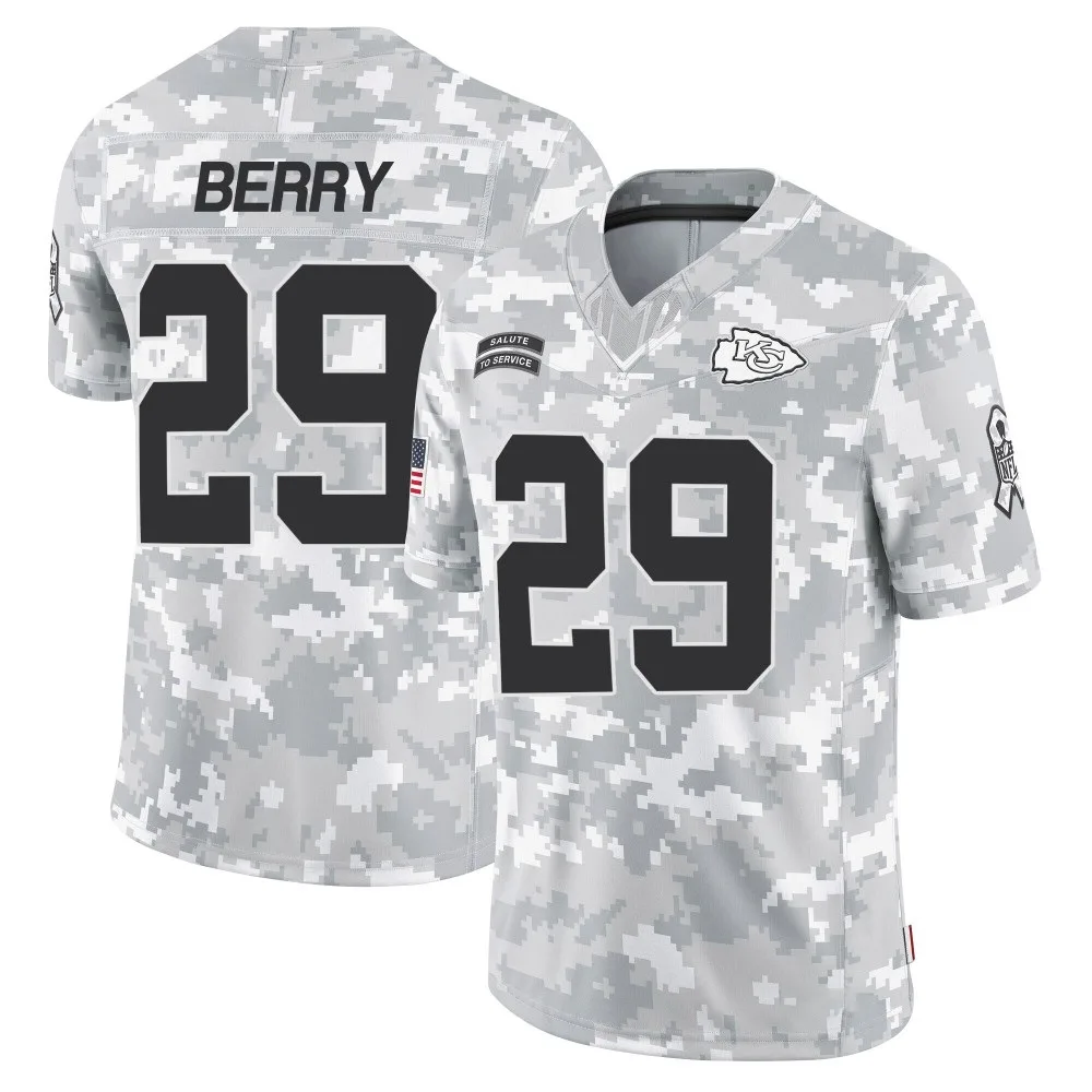 Youth Kansas City Chiefs Eric Berry Nike 2024 Salute to Service Limited Arctic Camo Jersey Youth Kansas City Chiefs Eric Berry Nike 2024 Salute to Service Limited Arctic Camo Jersey