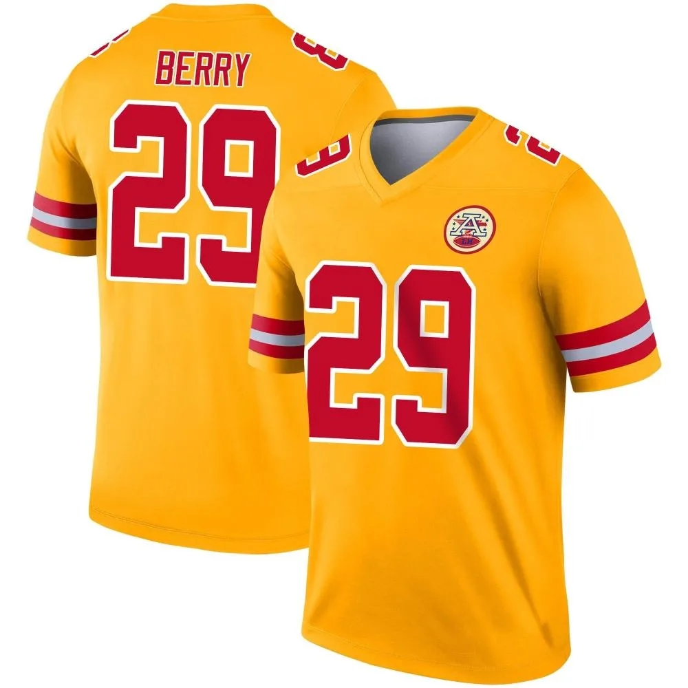 Youth Kansas City Chiefs Eric Berry Nike Inverted Legend Gold Jersey Youth Kansas City Chiefs Eric Berry Nike Inverted Legend Gold Jersey
