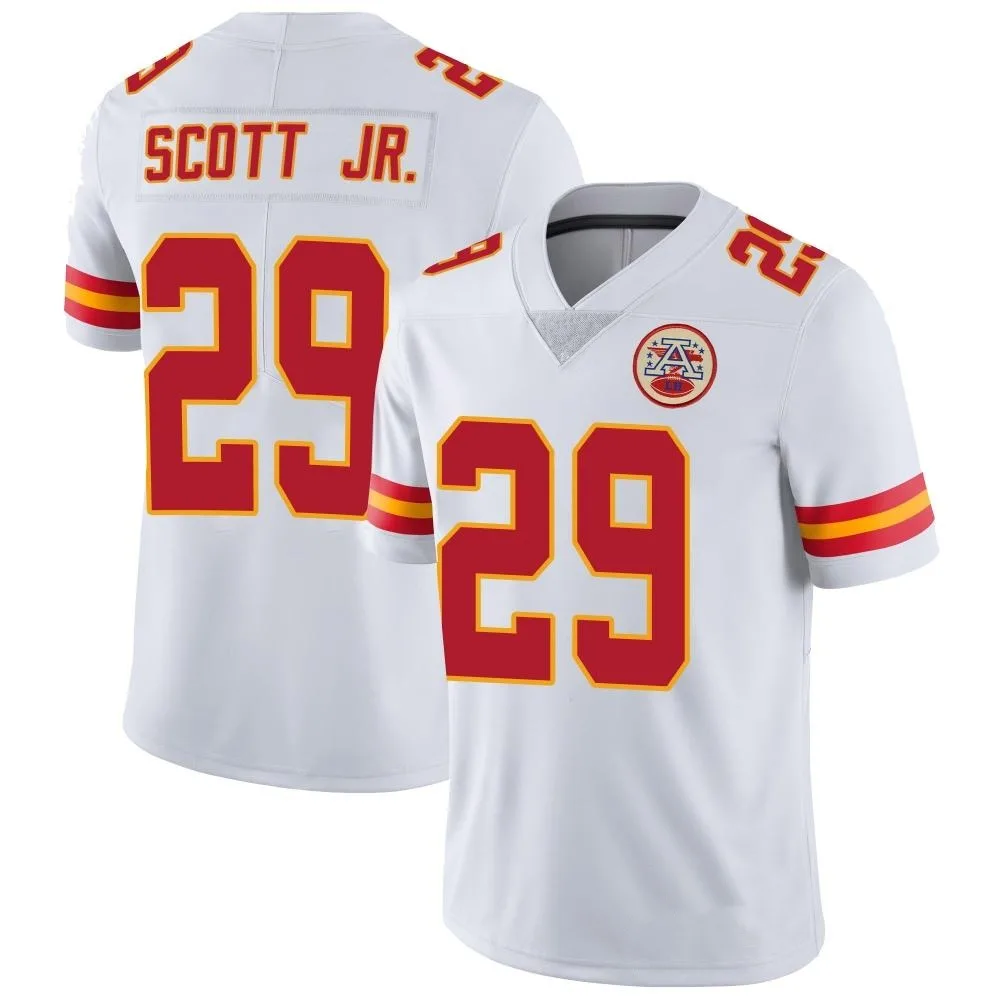 Youth Kansas City Chiefs Eric Scott Jr. Nike Vapor Untouchable Limited White Jersey Youth Kansas City Chiefs Eric Scott Jr. Nike Vapor Untouchable Limited White Jersey