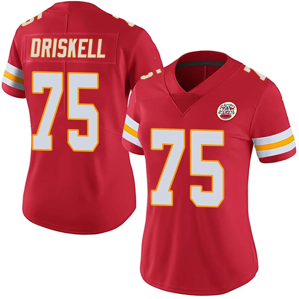 Women's Kansas City Chiefs Ethan Driskell Nike Team Color Vapor Untouchable Limited Red Jersey Women's Kansas City Chiefs Ethan Driskell Nike Team Color Vapor Untouchable Limited Red Jersey