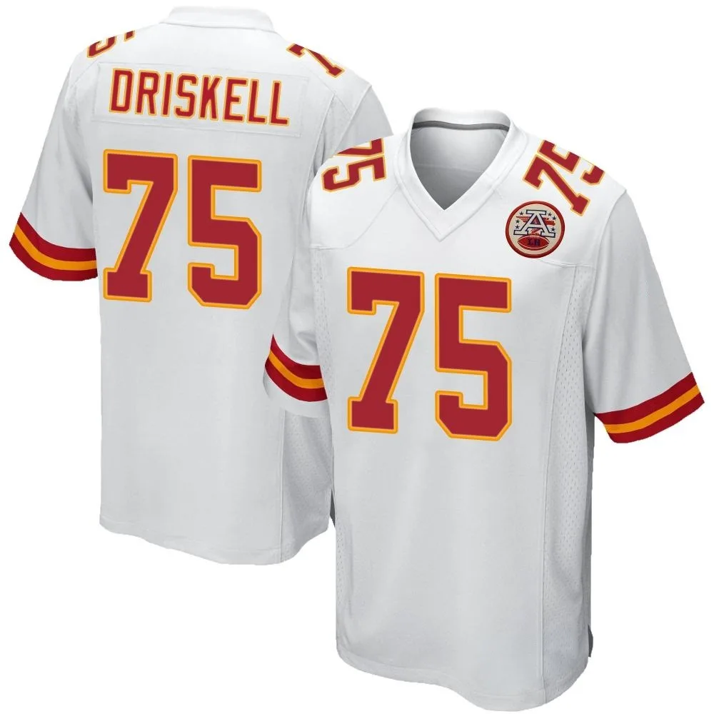 Youth Kansas City Chiefs Ethan Driskell Nike Game White Jersey Youth Kansas City Chiefs Ethan Driskell Nike Game White Jersey