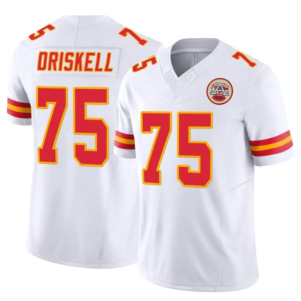 Youth Kansas City Chiefs Ethan Driskell Nike Vapor F.U.S.E. Limited White Jersey Youth Kansas City Chiefs Ethan Driskell Nike Vapor F.U.S.E. Limited White Jersey