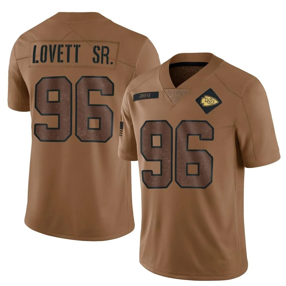 Youth Kansas City Chiefs Fabien Lovett Sr. Nike 2023 Salute To Service Limited Brown Jersey Youth Kansas City Chiefs Fabien Lovett Sr. Nike 2023 Salute To Service Limited Brown Jersey