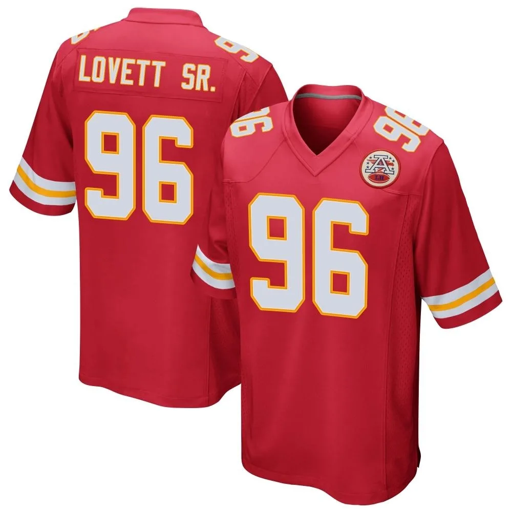 Youth Kansas City Chiefs Fabien Lovett Sr. Nike Team Color Game Red Jersey Youth Kansas City Chiefs Fabien Lovett Sr. Nike Team Color Game Red Jersey