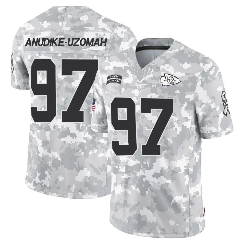 Men's Kansas City Chiefs Felix Anudike-Uzomah Nike 2024 Salute to Service Limited Arctic Camo Jersey Men's Kansas City Chiefs Felix Anudike-Uzomah Nike 2024 Salute to Service Limited Arctic Camo Jersey