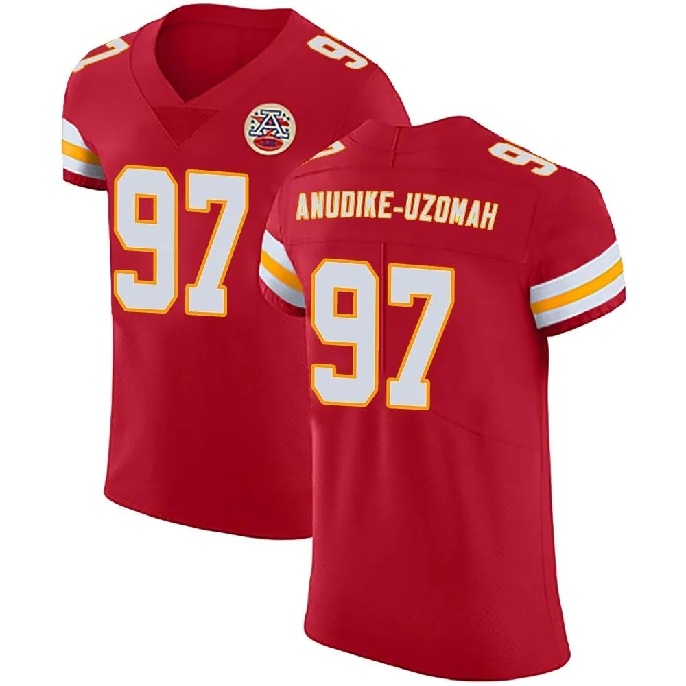 Men's Kansas City Chiefs Felix Anudike-Uzomah Nike Team Color Vapor Untouchable Elite Red Jersey Men's Kansas City Chiefs Felix Anudike-Uzomah Nike Team Color Vapor Untouchable Elite Red Jersey