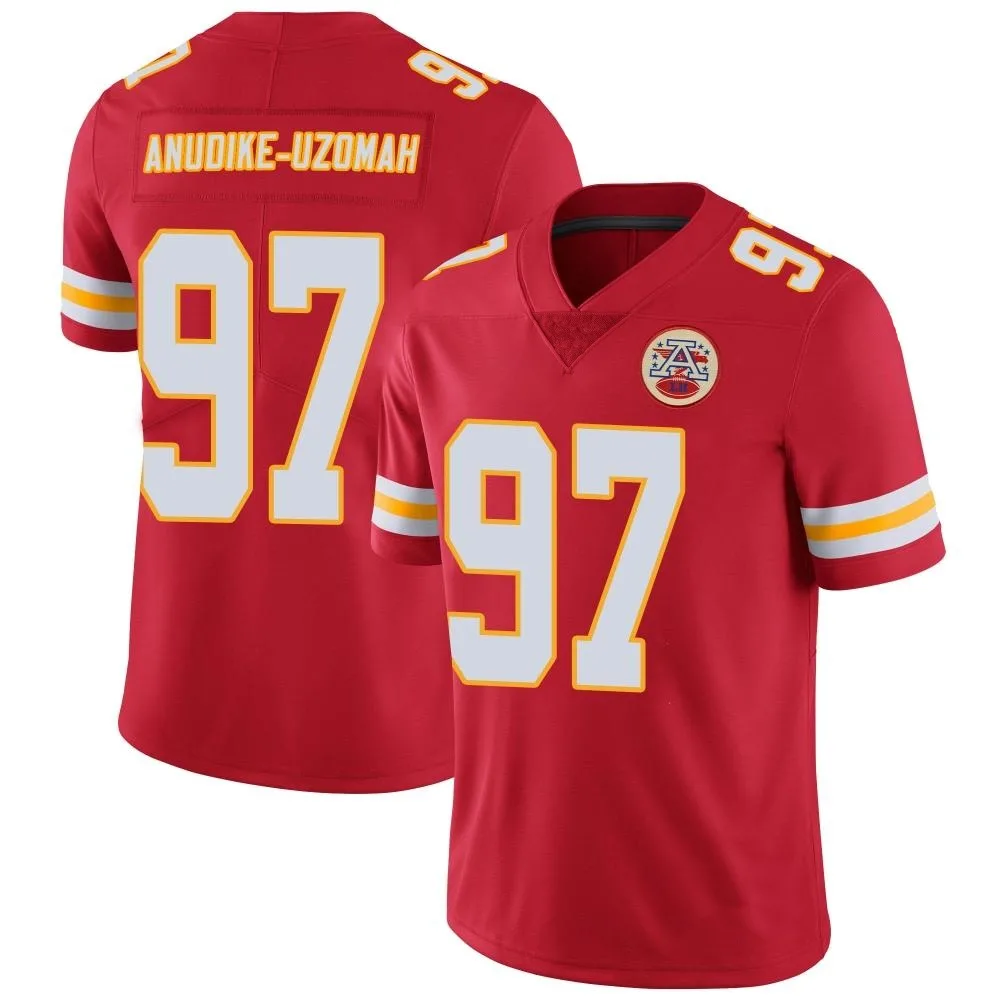 Men's Kansas City Chiefs Felix Anudike-Uzomah Nike Team Color Vapor Untouchable Limited Red Jersey Men's Kansas City Chiefs Felix Anudike-Uzomah Nike Team Color Vapor Untouchable Limited Red Jersey