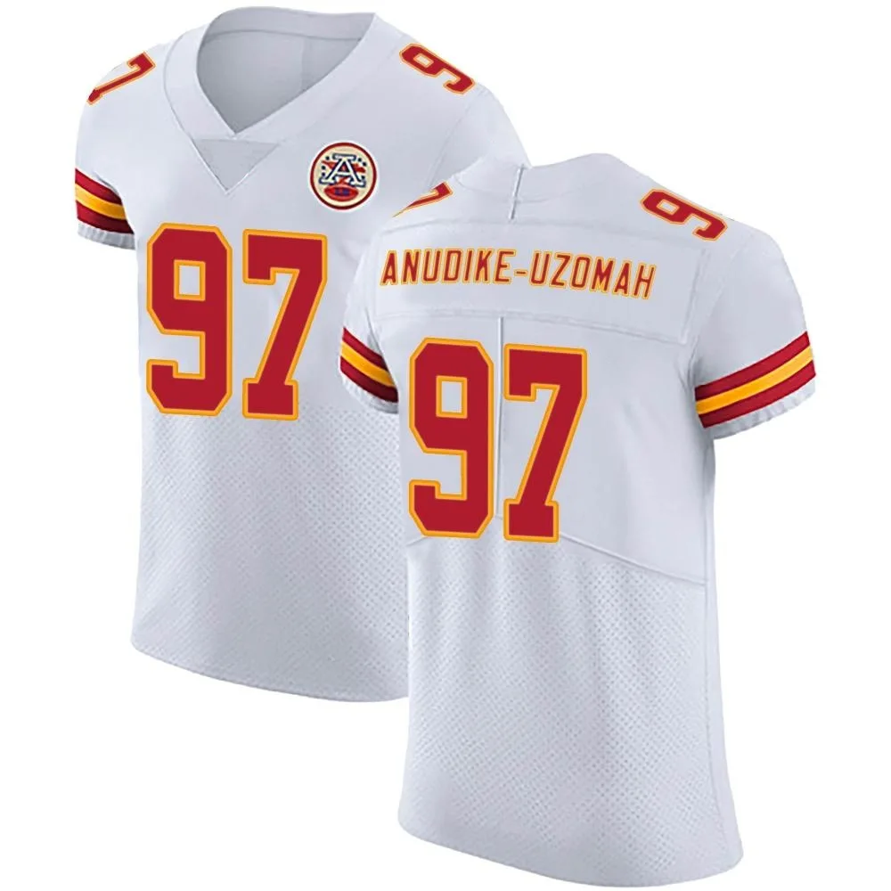 Men's Kansas City Chiefs Felix Anudike-Uzomah Nike Vapor Untouchable Elite White Jersey Men's Kansas City Chiefs Felix Anudike-Uzomah Nike Vapor Untouchable Elite White Jersey