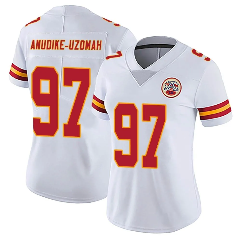 Women's Kansas City Chiefs Felix Anudike-Uzomah Nike Vapor Untouchable Limited White Jersey Women's Kansas City Chiefs Felix Anudike-Uzomah Nike Vapor Untouchable Limited White Jersey