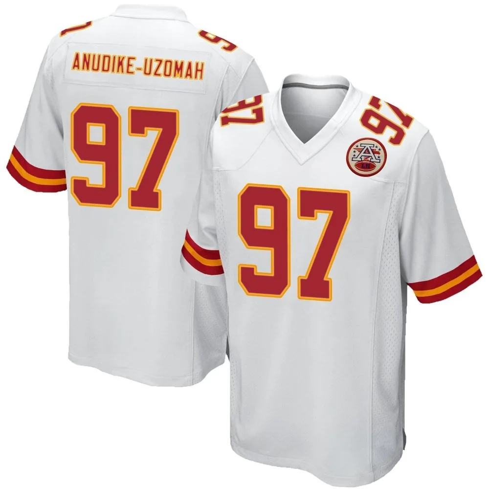 Youth Kansas City Chiefs Felix Anudike-Uzomah Nike Game White Jersey Youth Kansas City Chiefs Felix Anudike-Uzomah Nike Game White Jersey