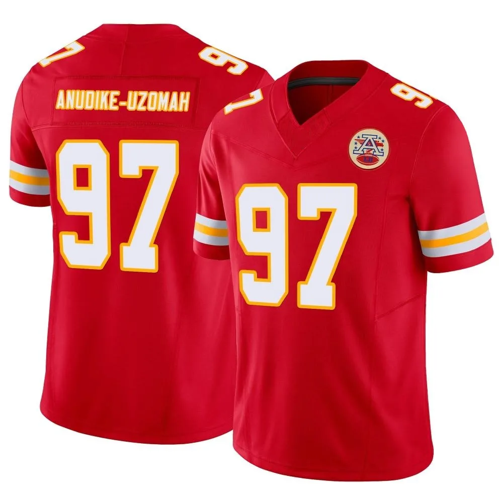 Youth Kansas City Chiefs Felix Anudike-Uzomah Nike Vapor F.U.S.E. Limited Red Jersey Youth Kansas City Chiefs Felix Anudike-Uzomah Nike Vapor F.U.S.E. Limited Red Jersey