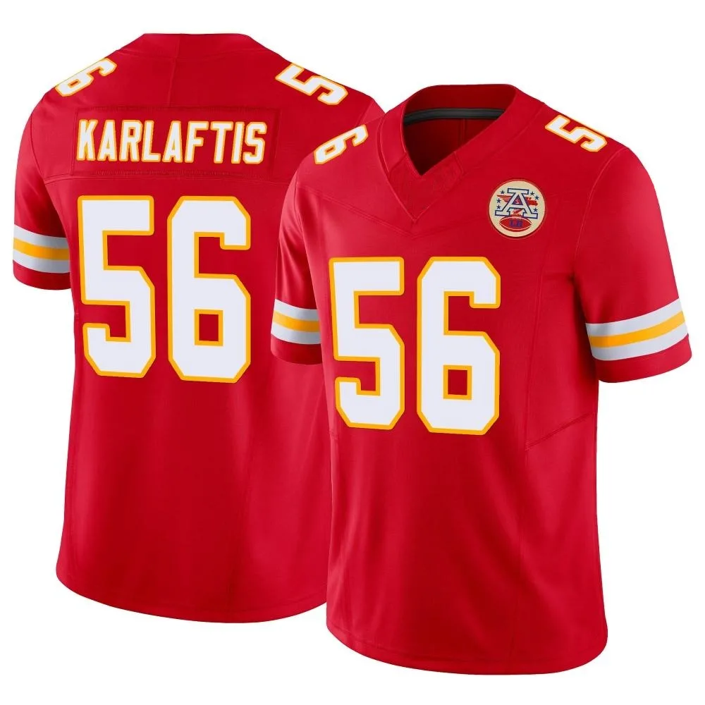 Youth Kansas City Chiefs George Karlaftis Nike Vapor F.U.S.E. Limited Red Jersey Youth Kansas City Chiefs George Karlaftis Nike Vapor F.U.S.E. Limited Red Jersey