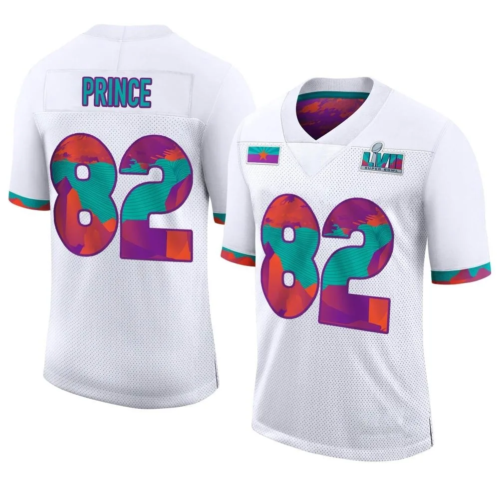 Men's Kansas City Chiefs Gerrit Prince Nike Super Bowl LVII Limited White Jersey Men's Kansas City Chiefs Gerrit Prince Nike Super Bowl LVII Limited White Jersey