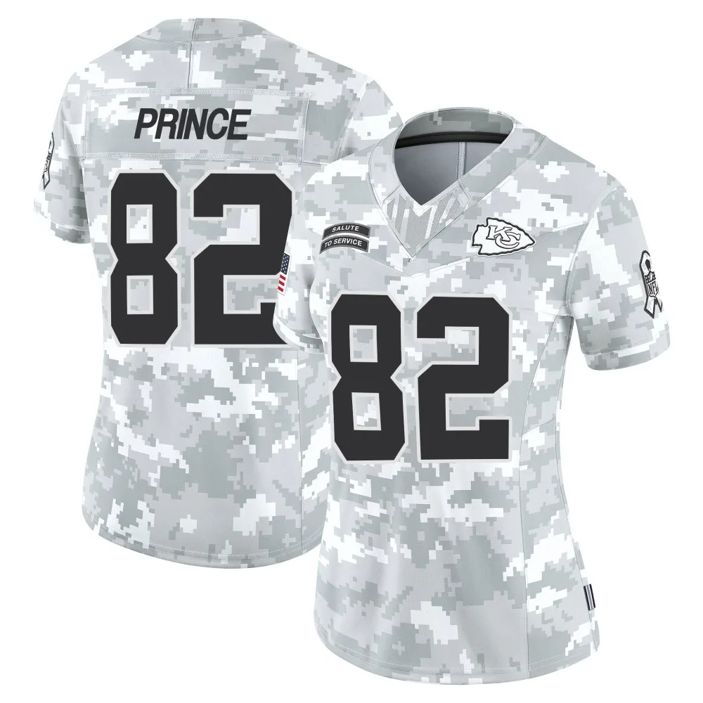 Women's Kansas City Chiefs Gerrit Prince Nike 2024 Salute to Service Limited Arctic Camo Jersey Women's Kansas City Chiefs Gerrit Prince Nike 2024 Salute to Service Limited Arctic Camo Jersey