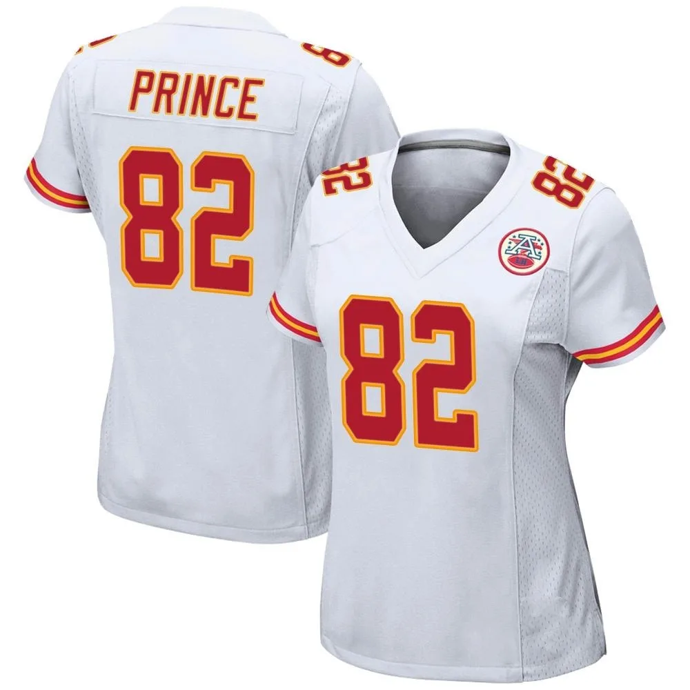 Women's Kansas City Chiefs Gerrit Prince Nike Game White Jersey Women's Kansas City Chiefs Gerrit Prince Nike Game White Jersey